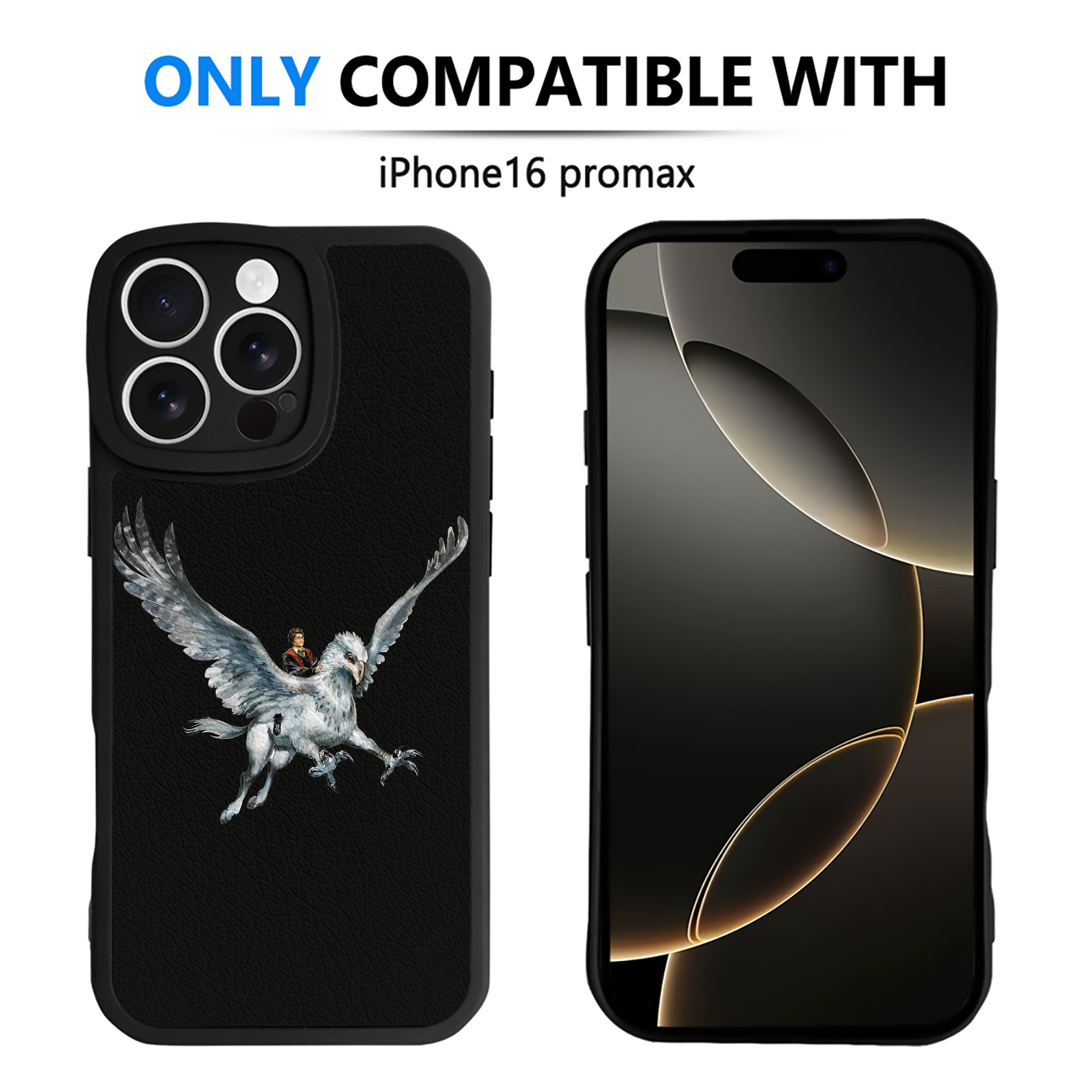（画像用） Harry Potter ハリー・ポッターシリーズ 【iPhone 16シリーズ対応】シリコンスマホケース（レザー調） 材質：シリコン
